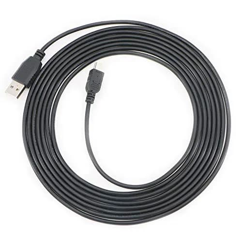 PASOW Mini USB Power Cable USB 2.0 A-Male to Mini-B 3.5m (11.5ft) | Power Delivery Only for Dash Cams thumbnail 5
