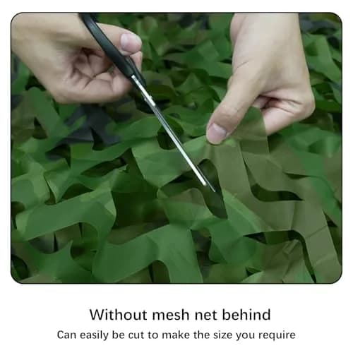 HYOUT Woodland Camouflage Netting 1.5x2M (5x6.5ft) | Lightweight Polyester Oxford Fabric for Concealment thumbnail 5