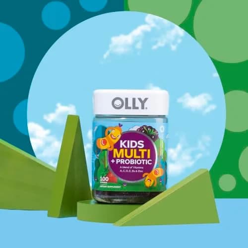 OLLY Kids Multivitamin & Probiotic Gummy, Berry Flavored 100 Count | Digestive Support with Vitamins A, C, D, E, B, Zinc thumbnail 4