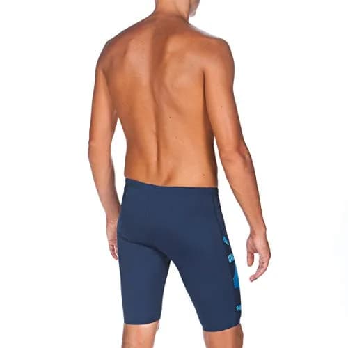 ARENA Men's Previous Season Team Color Print Jammer 22 | MaxLife Chlorine Resistant Fabric thumbnail 4