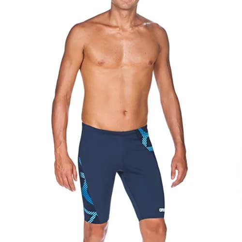 ARENA Men's Previous Season Team Color Print Jammer 22 | MaxLife Chlorine Resistant Fabric thumbnail 3