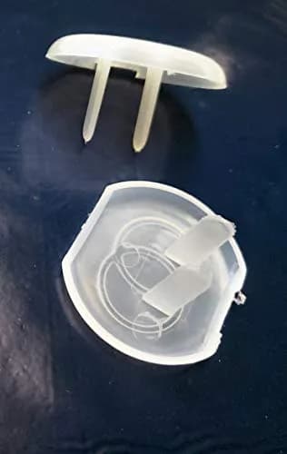 Angel of Mine Outlet Plugs 12 Pack | Clear Plastic Safety Covers thumbnail 3