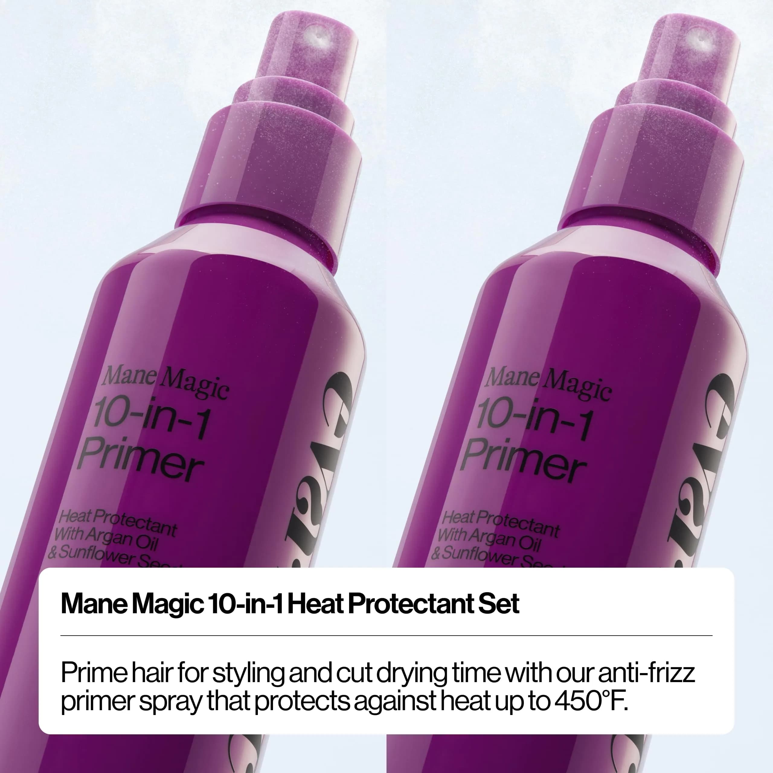 EVA·NYC Mane Magic 10-in-1 Heat Protectant Spray 296ml (10 fl oz) | Protects Hair Up to 450°F - view 2