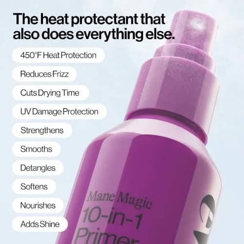EVA·NYC Mane Magic 10-in-1 Heat Protectant Spray 296ml (10 fl oz) | Protects Hair Up to 450°F thumbnail 3