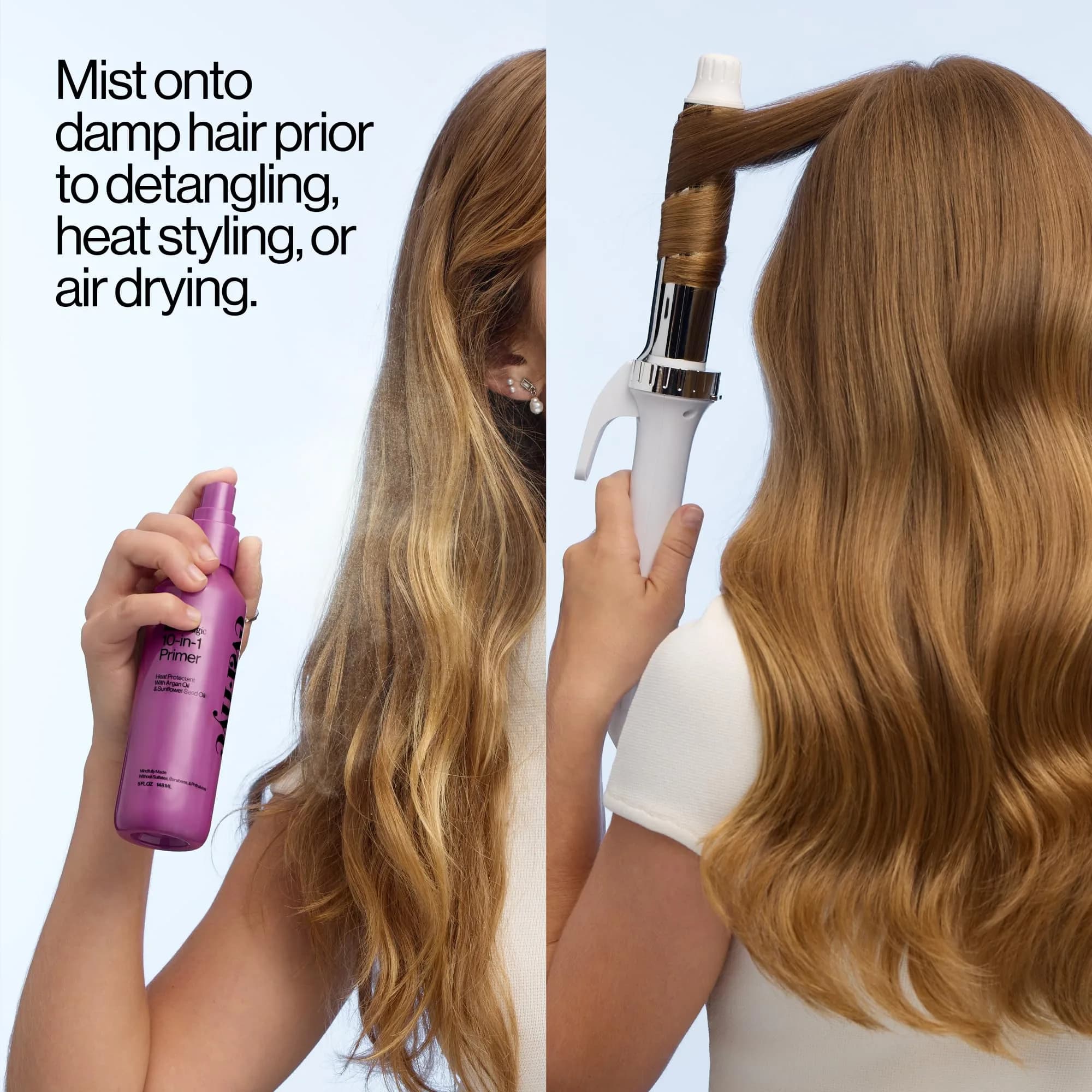 EVA·NYC Mane Magic 10-in-1 Heat Protectant Spray 296ml (10 fl oz) | Protects Hair Up to 450°F - view 4