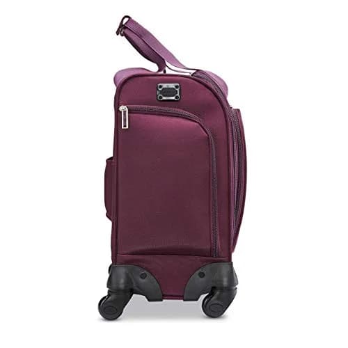 Samsonite Underseat Carry-On Spinner With USB Port, Purple, 36.2cm (14.25in) x 24.2cm (9.5in) x 43.2cm (17in) | Carry-On Luggage with USB Charging thumbnail 3