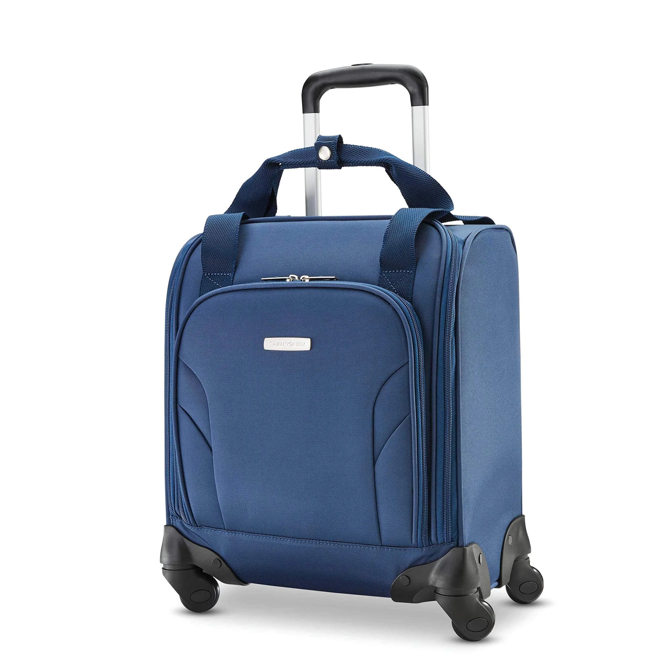 Samsonite Underseat Carry-On Spinner with USB Port | Compact 36L, Ocean Blue, 4 Spinner Wheels - main product image