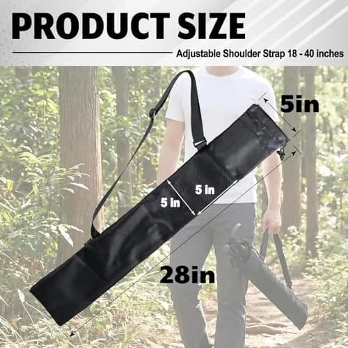 Cosmos Trekking Poles Carry Bag 28x5 inches | Water-Resistant Storage for Hiking Poles thumbnail 2