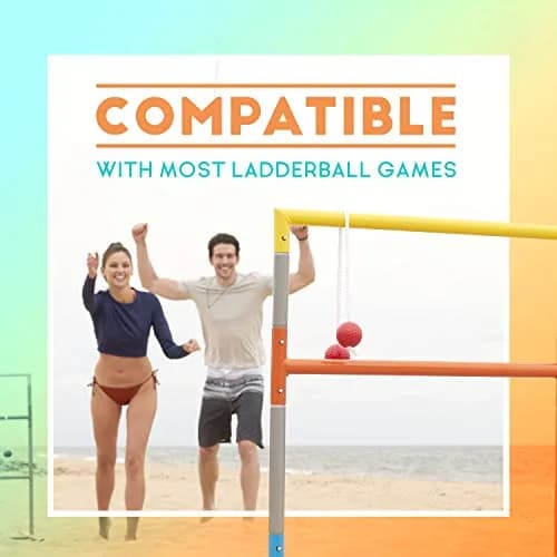 Franklin Sports Replacement Ladderball Bolas | 16 Inch Tournament Style Balls for Outdoor Games thumbnail 2