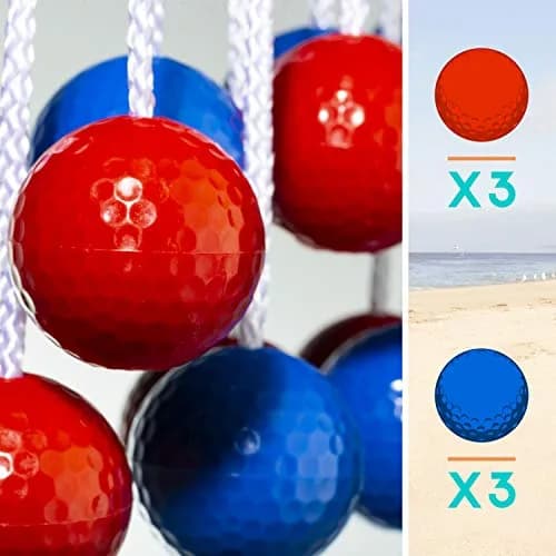 Franklin Sports Replacement Ladderball Bolas | 16 Inch Tournament Style Balls for Outdoor Games thumbnail 3