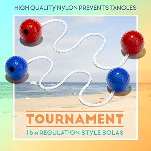 Franklin Sports Replacement Ladderball Bolas | 16 Inch Tournament Style Balls for Outdoor Games thumbnail 4