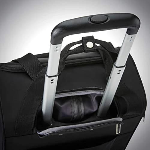 Samsonite Underseat Carry-On Spinner With USB Port, Jet Black 10.5 L (16.5 x 13.75 x 9 in) | Carry-on compliant travel spinner thumbnail 9