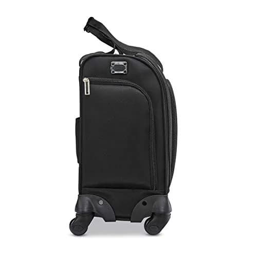Samsonite Underseat Carry-On Spinner With USB Port, Jet Black 10.5 L (16.5 x 13.75 x 9 in) | Carry-on compliant travel spinner thumbnail 3