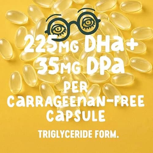 Freshfield Vegan Omega 3 Algae Oil Softgels 60 Count (1800 mg DHA/DPA) | Supports Heart, Brain, Joint Health thumbnail 5