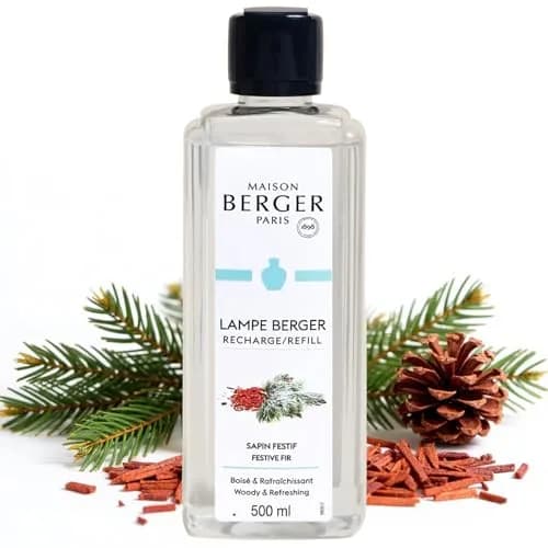 MAISON BERGER Festive Fir Fragrance Refill 500ml (16.9 Fl Oz) | Odor Neutralizing Home Fragrance thumbnail 1