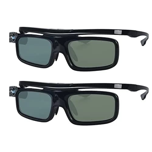 EKYLIN Active Shutter 3D Glasses for DLP-Link Projectors - Pack of 2 (34.5g) thumbnail 1