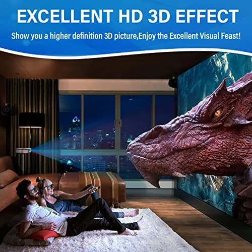 EKYLIN Active Shutter 3D Glasses for DLP-Link Projectors - Pack of 2 (34.5g) thumbnail 3