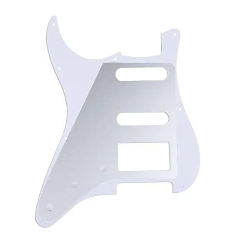 Musiclily Pro 11-Hole HSS Modern ST Guitar Pickguard 3Ply White | Fits American Stratocaster Guitars thumbnail 2
