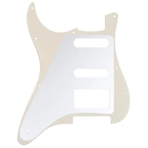 Musiclily Pro 11-Hole HSS Modern ST Guitar Pickguard 3Ply Cream | Fits American Stratocaster thumbnail 3