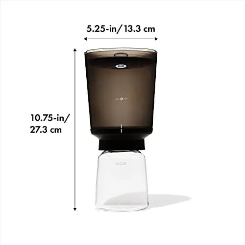 OXO Brew Compact Cold Brew Coffee Maker 24 oz | Small Space Solution for Cold Brew thumbnail 7
