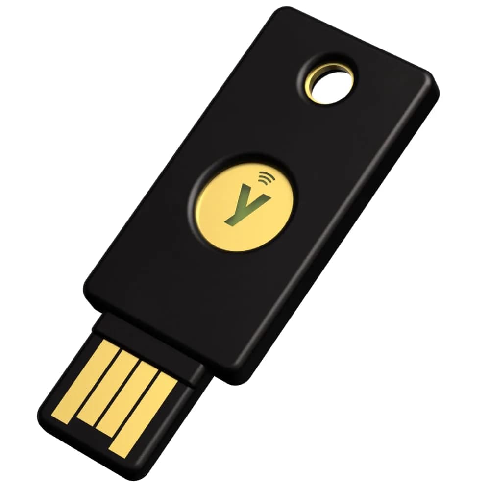 Yubico YubiKey 5 NFC Security Key with USB-A & NFC | FIDO Certified for Online Account Protection - main product image