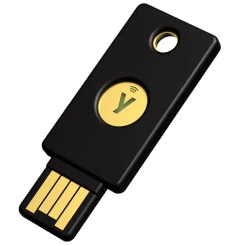 Yubico YubiKey 5 NFC Security Key with USB-A & NFC | FIDO Certified for Online Account Protection thumbnail 1