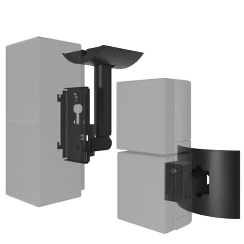Dinghosen Black Wall Mount Bracket for Bose UB-20 Speakers | 0.29 kg (0.64 lb) Metal Mount thumbnail 1