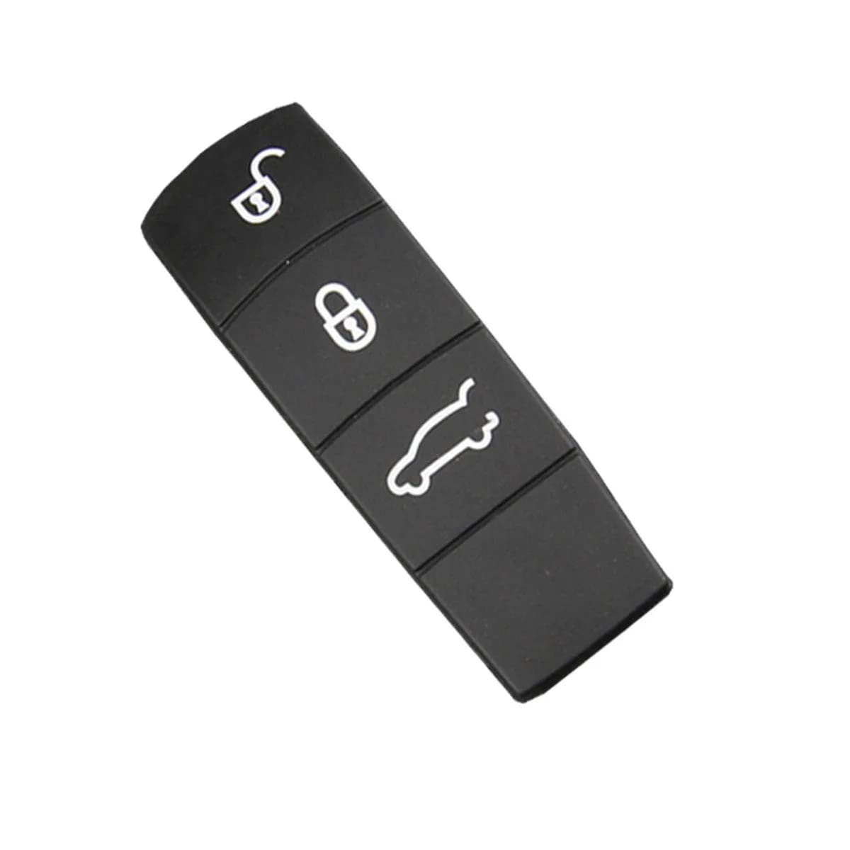Jaronx Keyless Entry Remote Key Button Cover for Porsche Cayenne/Macan | Black Rubber Protector - main product image
