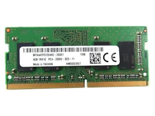 Micron 4GB DDR4 SODIMM Laptop Memory 2666MHz (4GB / 2666MHz) | Upgrade for Laptops thumbnail 1
