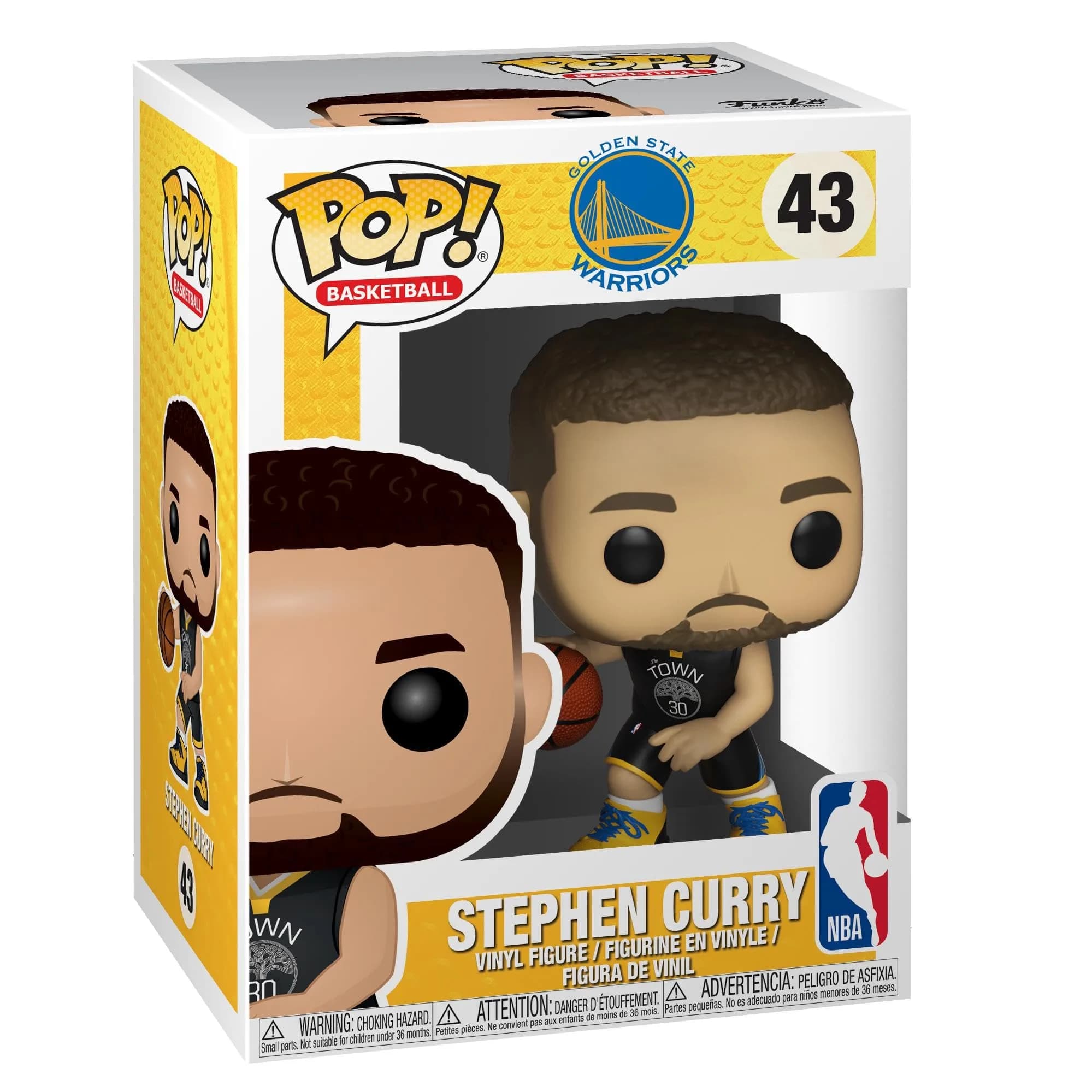 Funko POP! NBA: Stephen Curry | 3.75-inch Vinyl Figurine for NBA Fans & Collectors