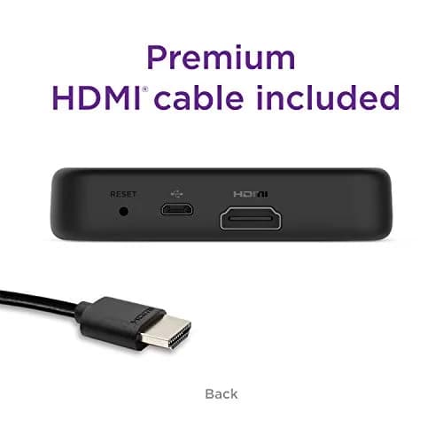 Roku Premiere Streaming Media Player 4K HDR | Simple Remote & Premium HDMI Cable thumbnail 3