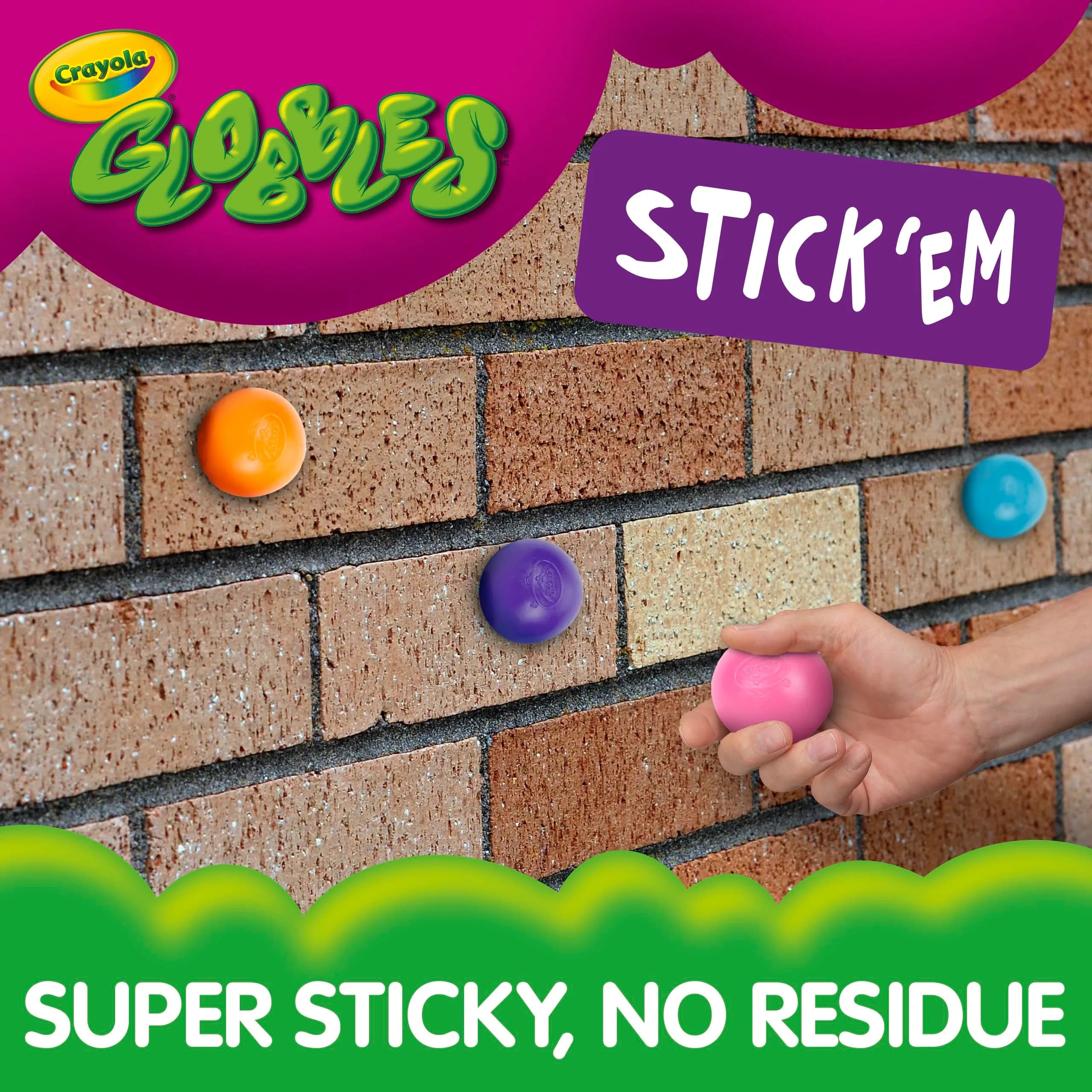Crayola Globbles Fidget Toy 6ct | Sticky Stress Ball for Adults & Kids - view 3