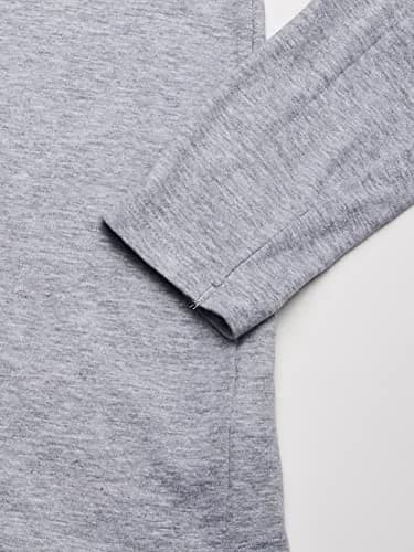 French Toast Boys' Long Sleeve Crewneck Tee Heather Gray 5 | Soft, Durable Cotton for Active Kids thumbnail 3
