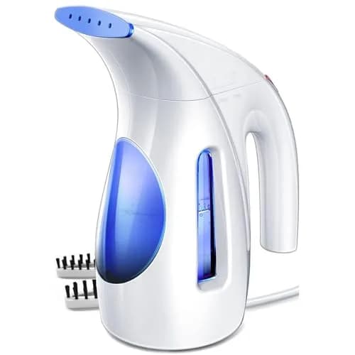 HiLIFE Steamer for Clothes, Portable Handheld Clothing Steamer, 240ml Big Capacity, 700W, Strong Power, Fabric Quick Wrinkle Remover with Brush for Home, Office(ONLY 120V) -Blue - main product image