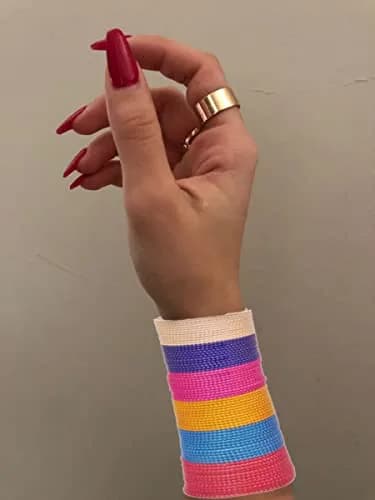 NMII 144-Piece Neon Colour Matte Finished Bangle Set for Women and Girls, Size 2.4 Inches (5.70 cm) | Vibrant Fashion Jewelry thumbnail 6