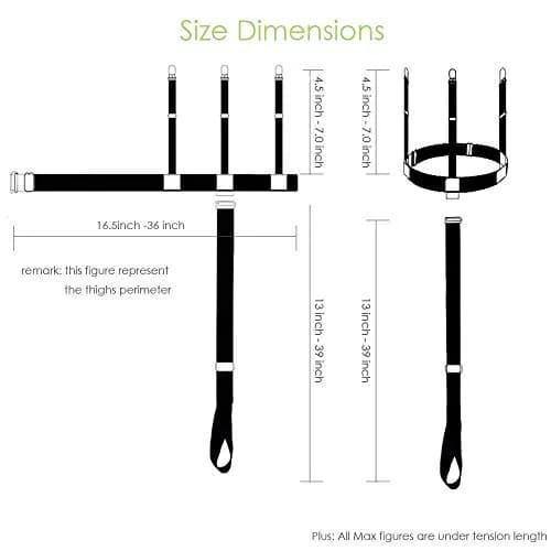 JUMYGEAR Stirrup Shirt Stays for Men, Police, Military, Law Enforcement | Adjustable, Ergonomic, Durable thumbnail 6