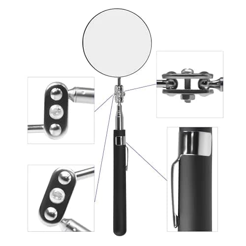 Enbar Telescopic Inspection Mirror 68cm (26.6 in) | 360° Rotating Head for Hard-to-Reach Areas thumbnail 7