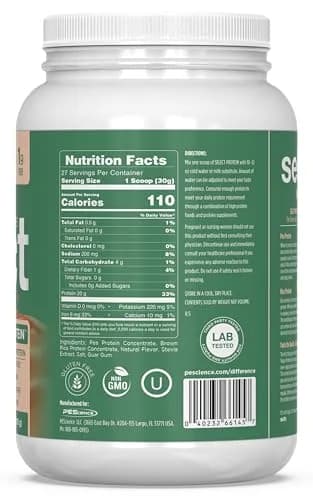 PEScience Select Vegan Protein Powder Cinnamon Delight | Plant-Based, Dairy & Gluten Free, 27 Servings thumbnail 8