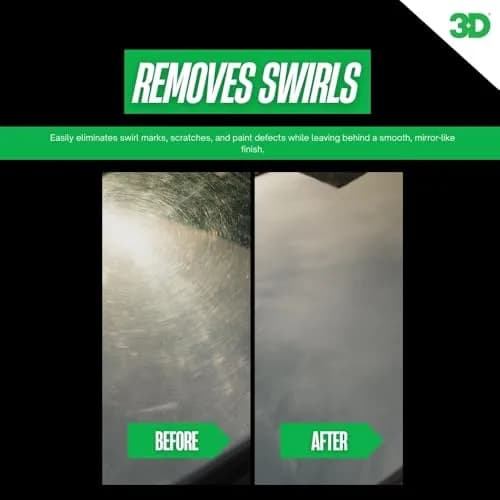3D One Car Scratch & Swirl Remover Hybrid Rubbing Compound & Polish 480ml (16oz) | True Paint Correction thumbnail 5