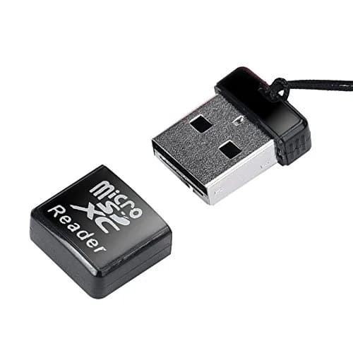 Cotchear MINI Super Speed Micro SD/SDXC TF USB 2.0 Card Reader Adapter with Keychain, 512GB Compatible | Plug-and-Play thumbnail 1