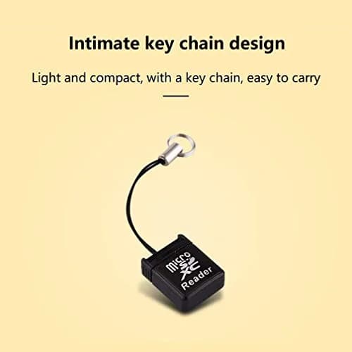Cotchear MINI Super Speed Micro SD/SDXC TF USB 2.0 Card Reader Adapter with Keychain, 512GB Compatible | Plug-and-Play thumbnail 5