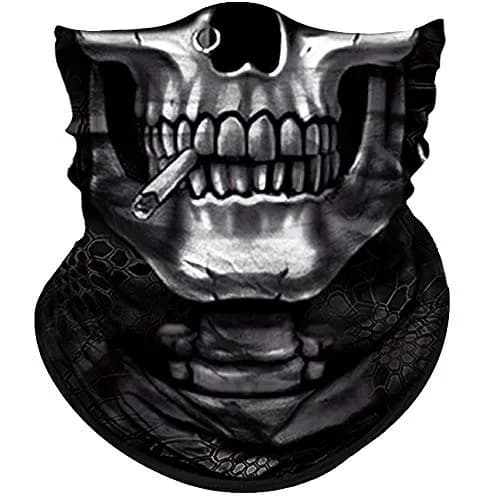 Obacle Smoking and Earring Skull Half Face Mask for Dust, Wind, UV Protection thumbnail 1