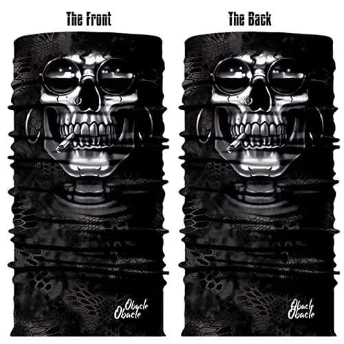 Obacle Smoking and Earring Skull Half Face Mask for Dust, Wind, UV Protection thumbnail 3