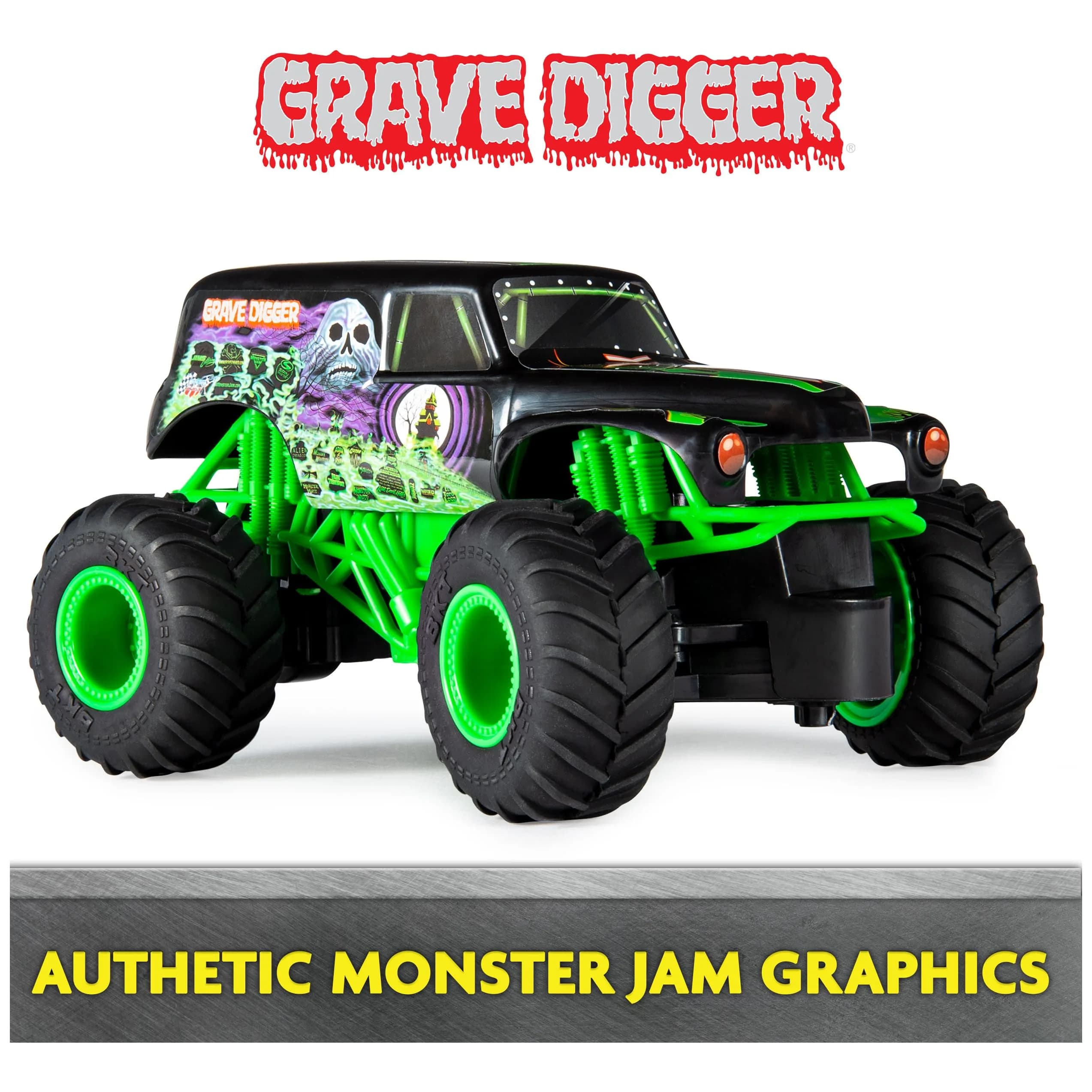 Monster Jam Monster Mutt Dalmatian Multicolor RC Monster Truck 1:24 Scale | Official 2.4 GHz Remote Control Toy - view 3