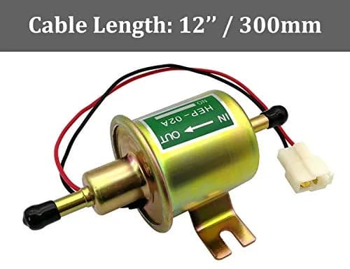HiQltyla 24V Electric Fuel Pump HEP-02A | Copper, 3-8 PSI, Diesel Gas, Universal Fit thumbnail 3