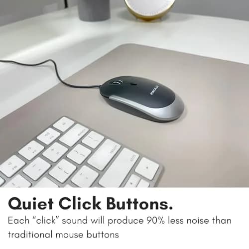 Macally USB Type C Mouse - Slim & Compact Design | Silent & DPI Switch for Mac & PC thumbnail 7