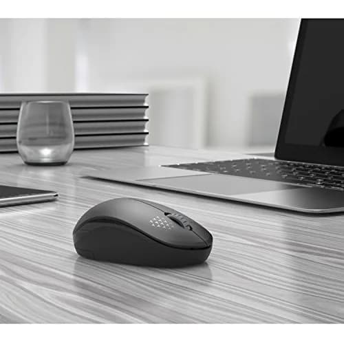 seenda Black 2.4G Wireless Optical Mouse | Noiseless Clicks & Portable Design thumbnail 7