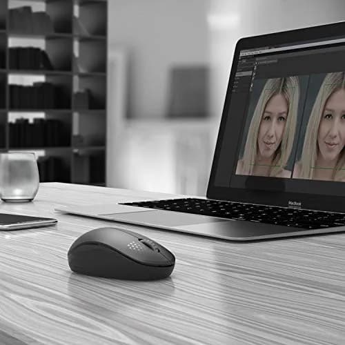 seenda Black 2.4G Wireless Optical Mouse | Noiseless Clicks & Portable Design thumbnail 8