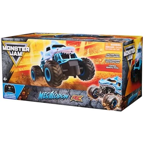 Monster Jam Megalodon RC Monster Truck 1:24 Scale | Official 2.4 GHz Remote Control Toy for Ages 4+ thumbnail 6