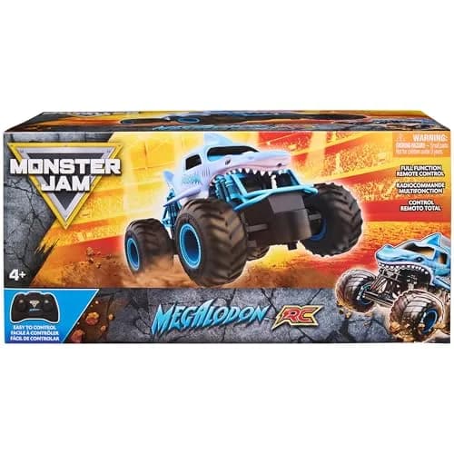 Monster Jam Megalodon RC Monster Truck 1:24 Scale | Official 2.4 GHz Remote Control Toy for Ages 4+ thumbnail 2